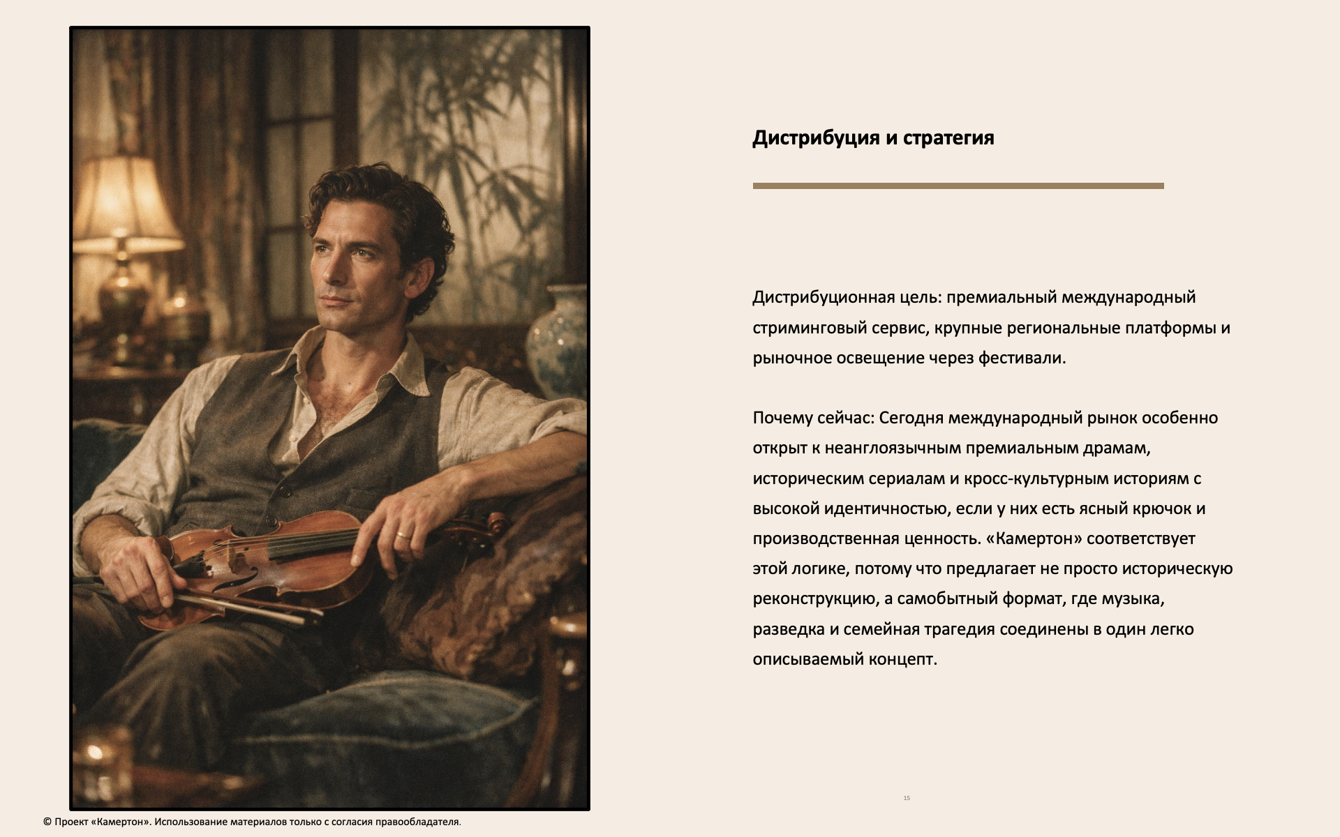 Слайд 15 — Потребности проекта